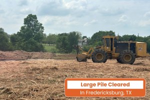 Pile Cleared in Fredericksburg