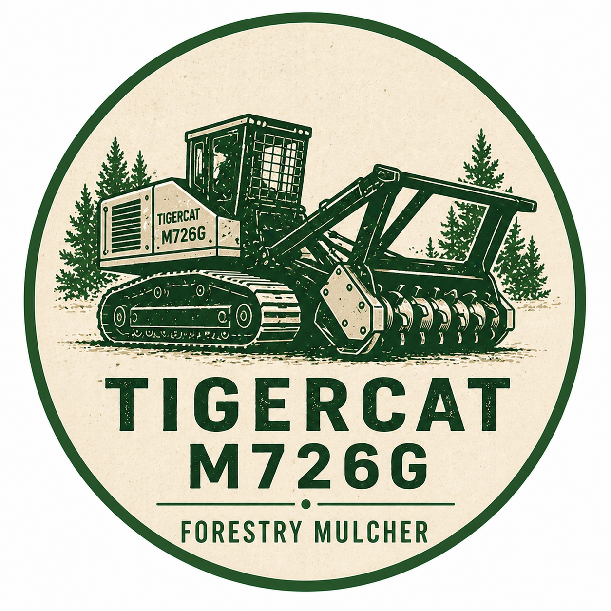 Tigercat M726G Forestry Mulcher