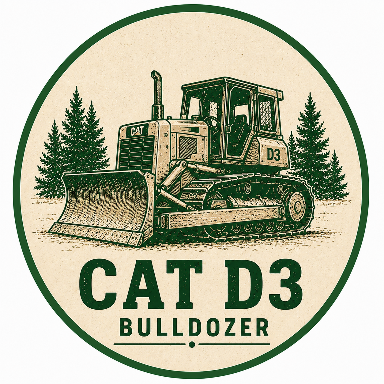 Cat D3 Bulldozer