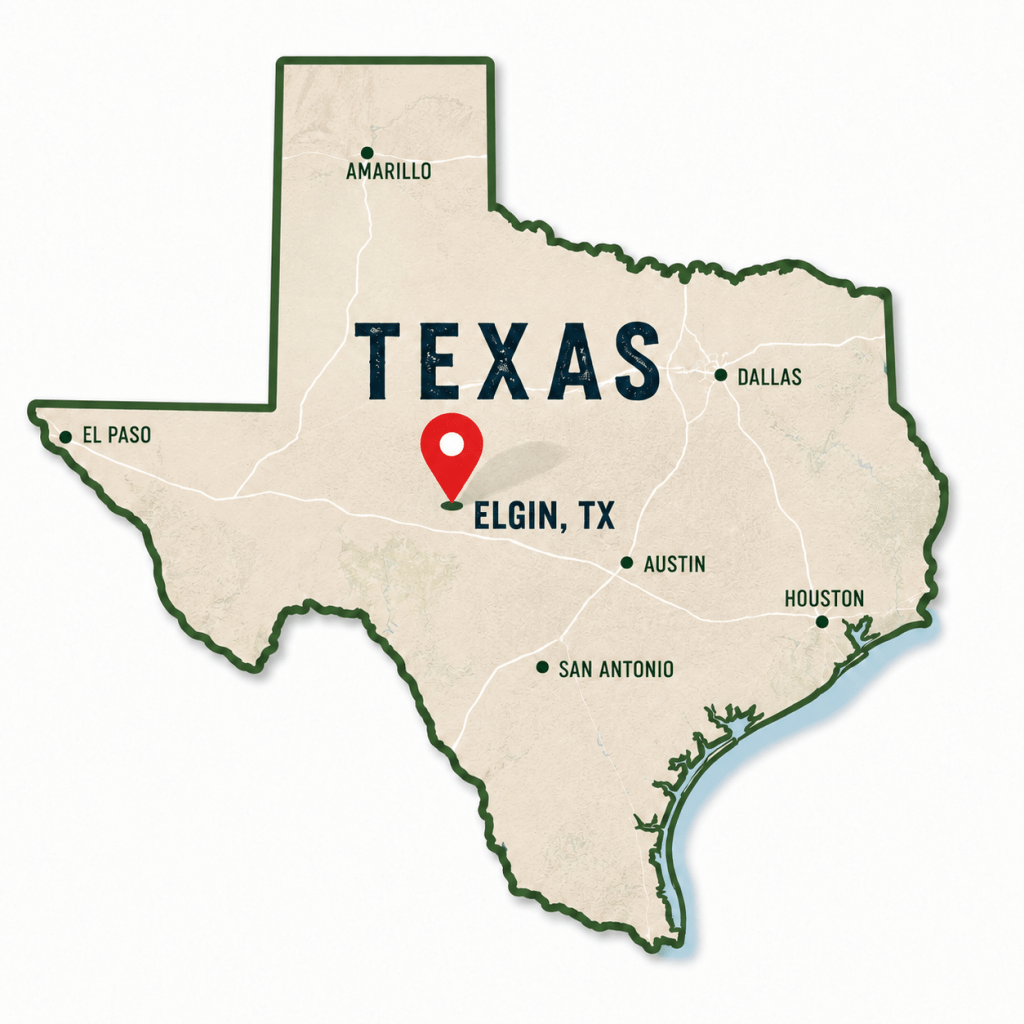 pasture reclamation project in Bastrop County Texas