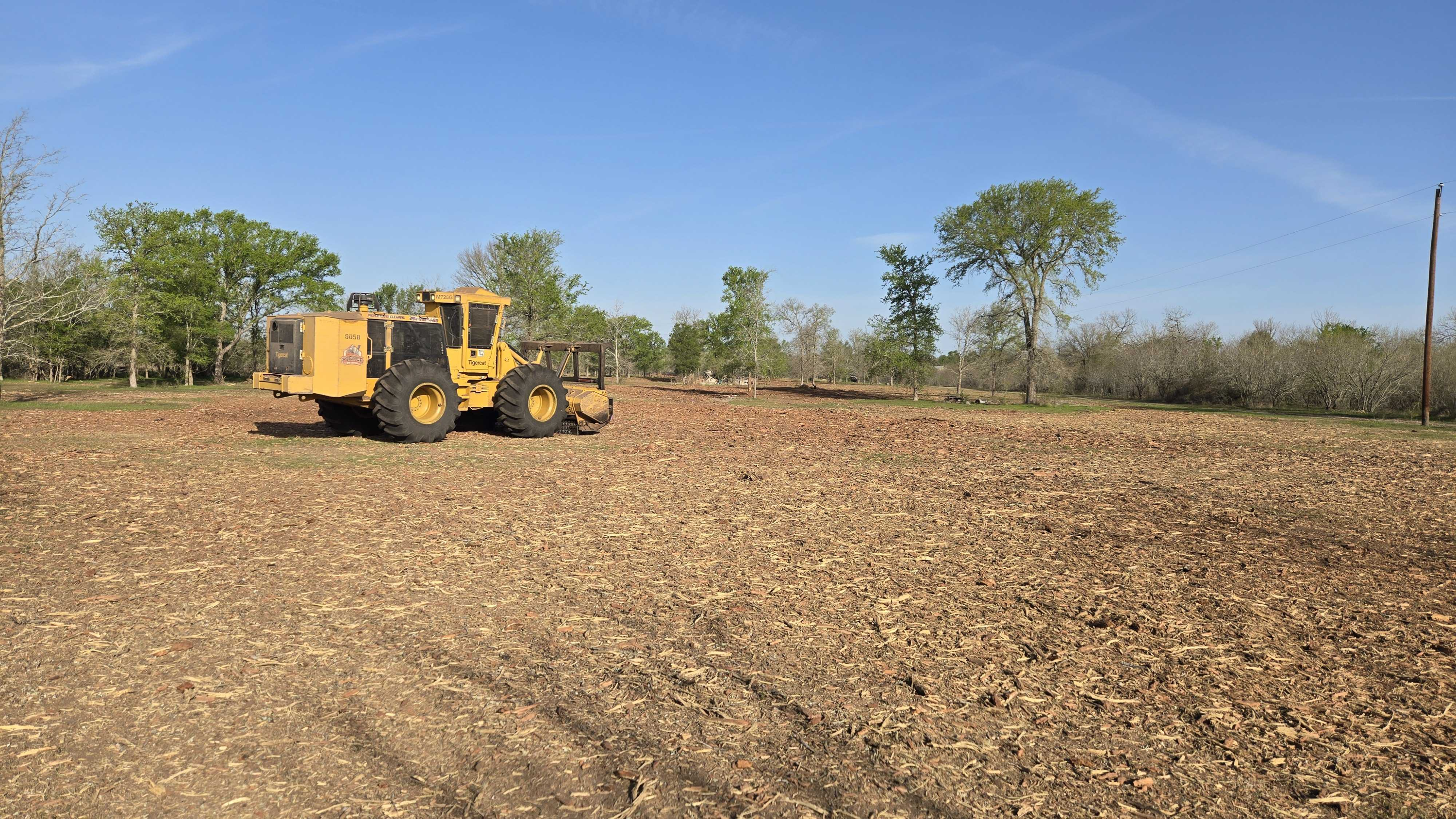9 acre pasture reclamation project in Dale Texas