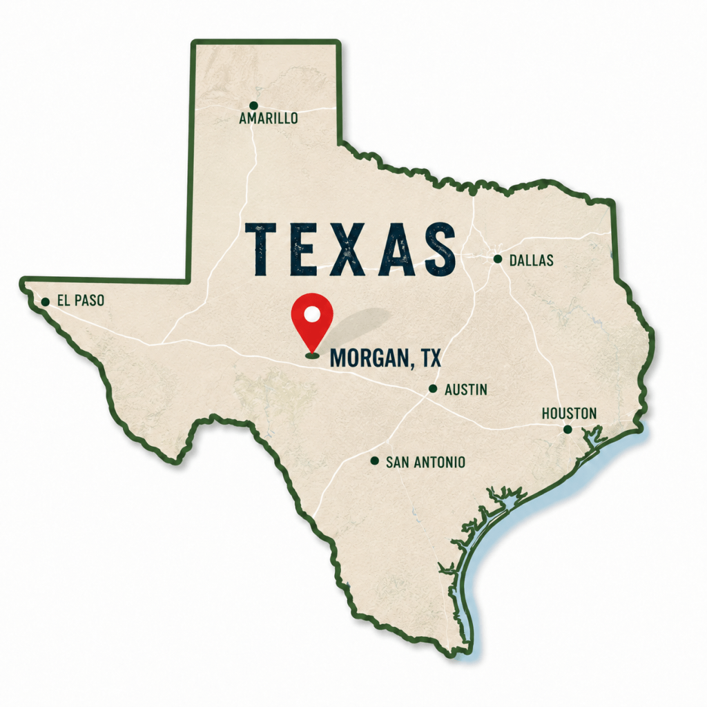 Morgan Texas map