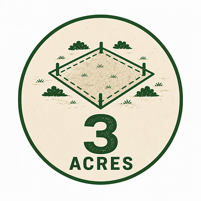 3 Acres