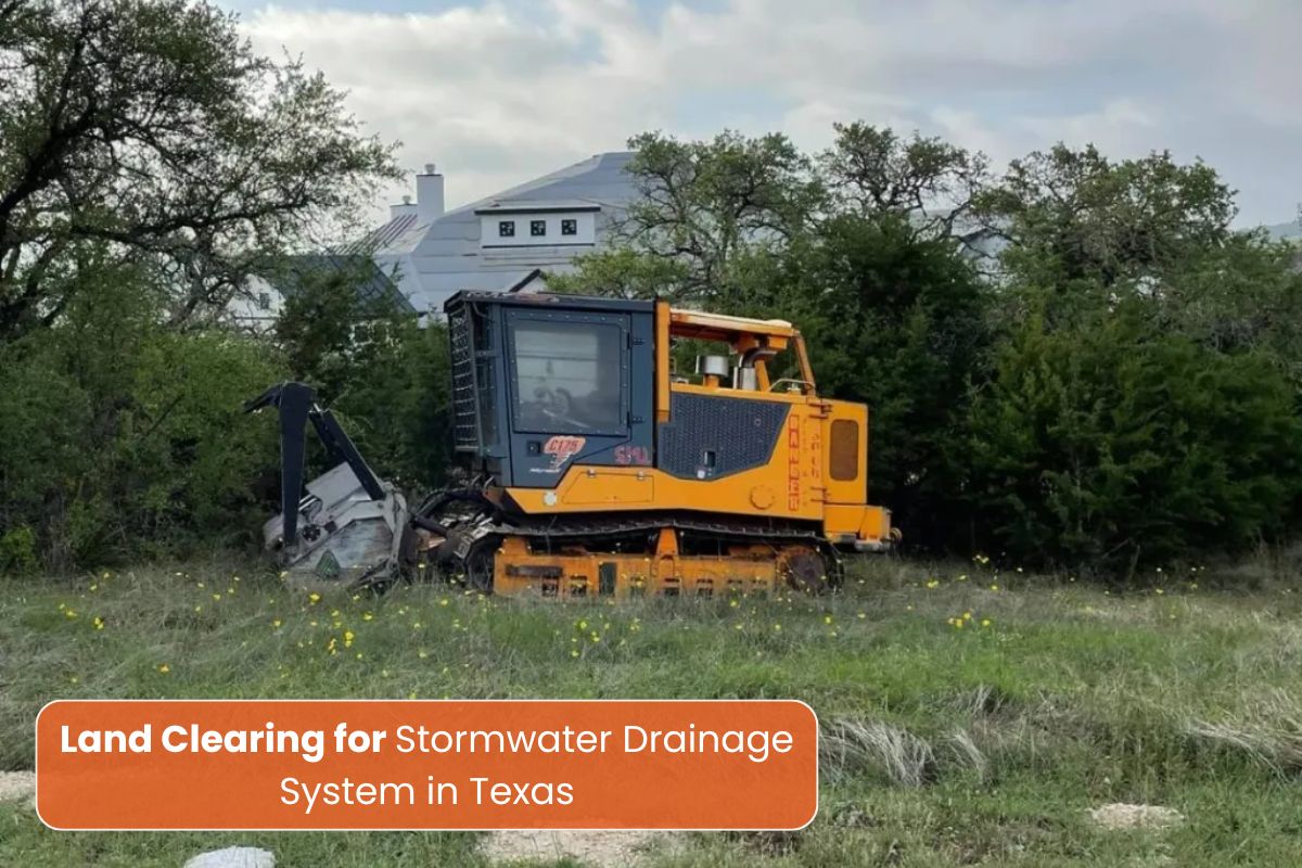 Land clearing for Stormwater Drainage Systems