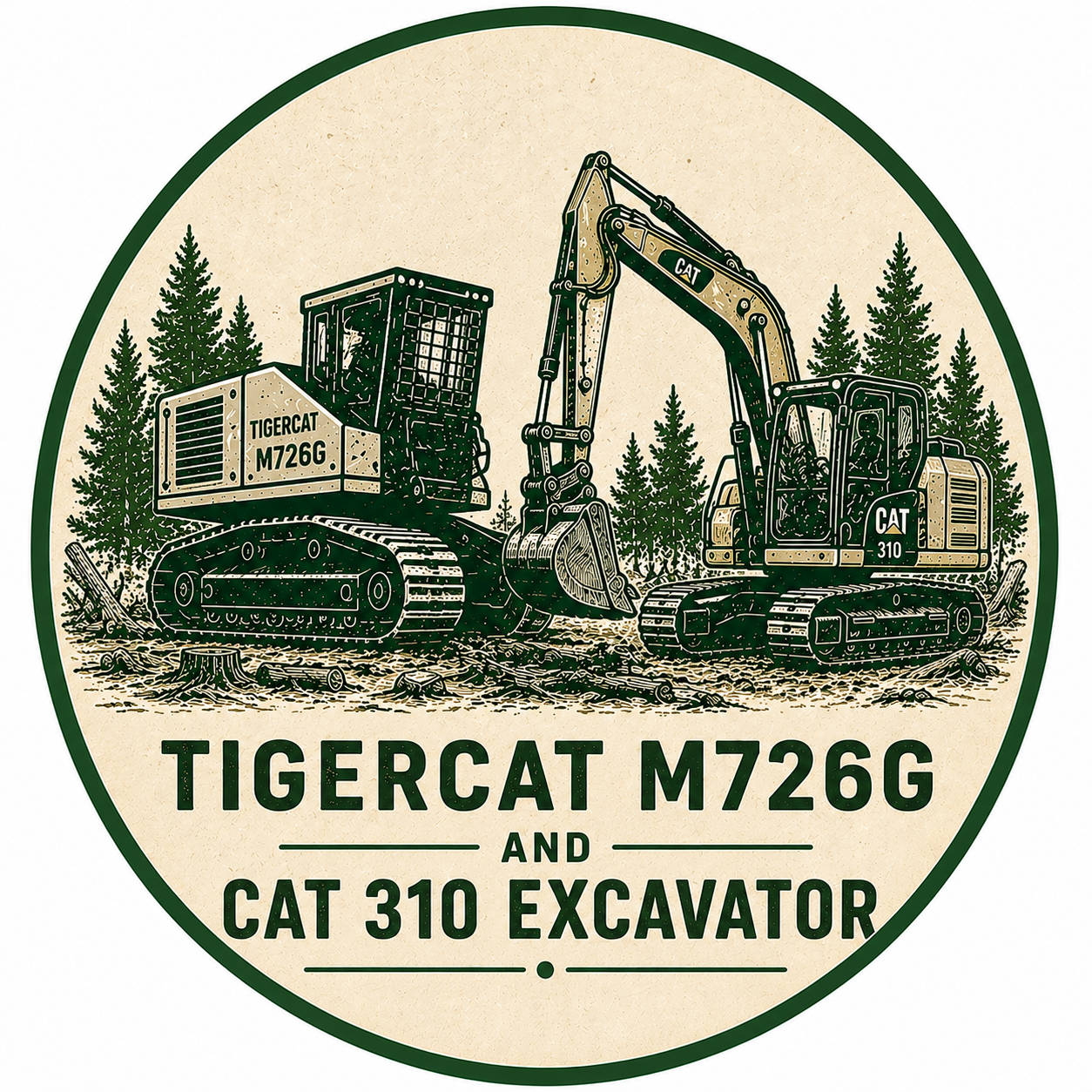 Tigercat M726G Forestry Mulcher
