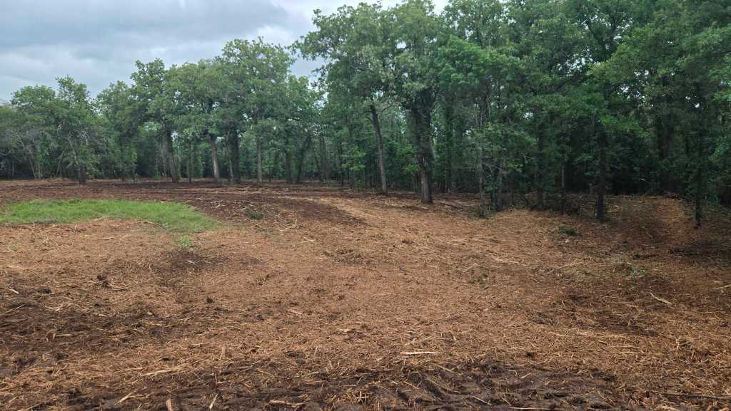 Cleared ground ready for a barn near Gatesville TX