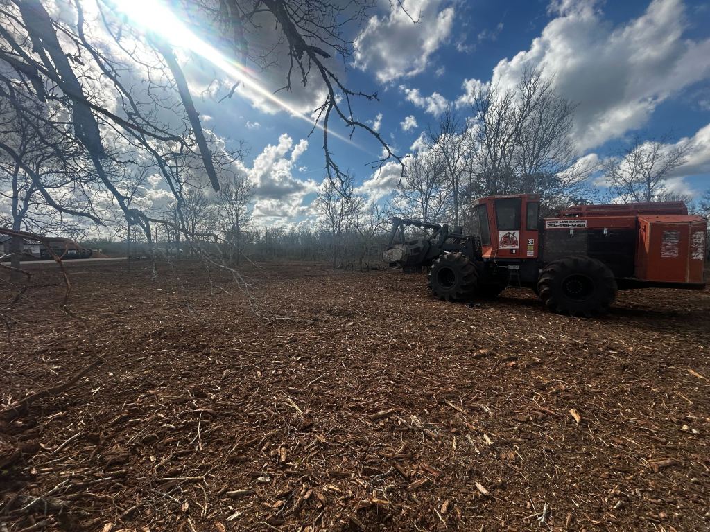 Cleared brush country pasture near Cuero TX