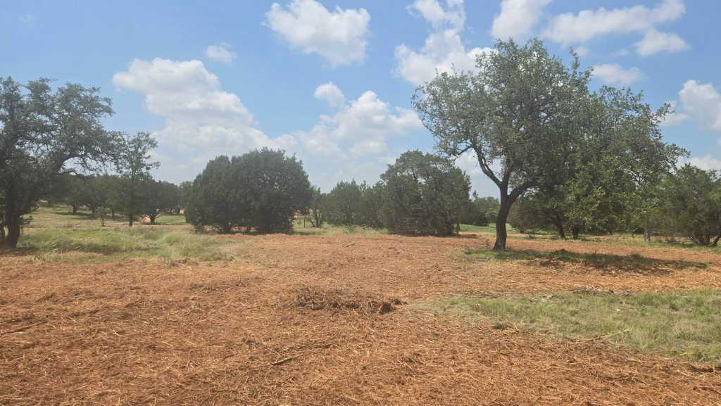 Cleared fence right of way in Lampasas County TX