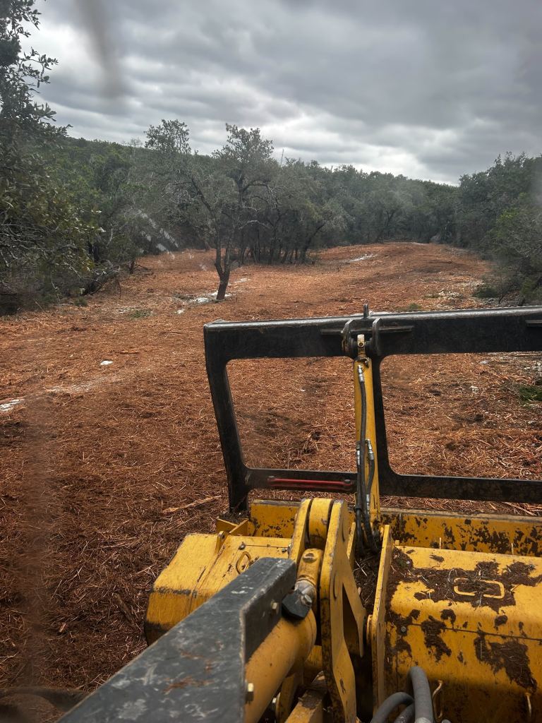 Cleared Hill Country ground near Driftwood TX