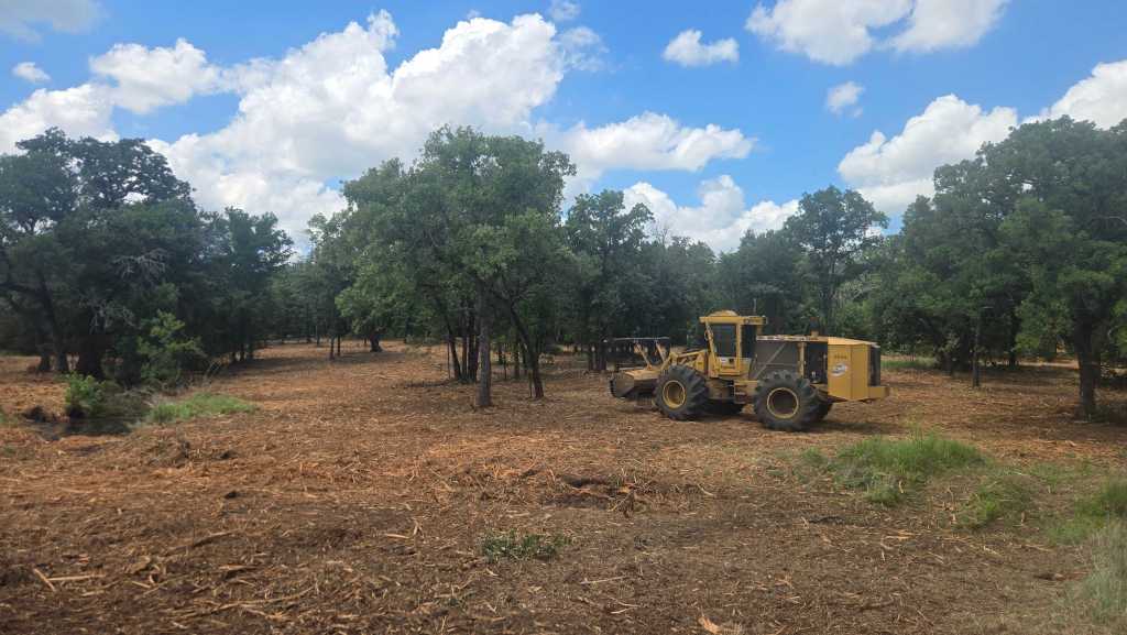 Cleared ranch ground near Decatur TX