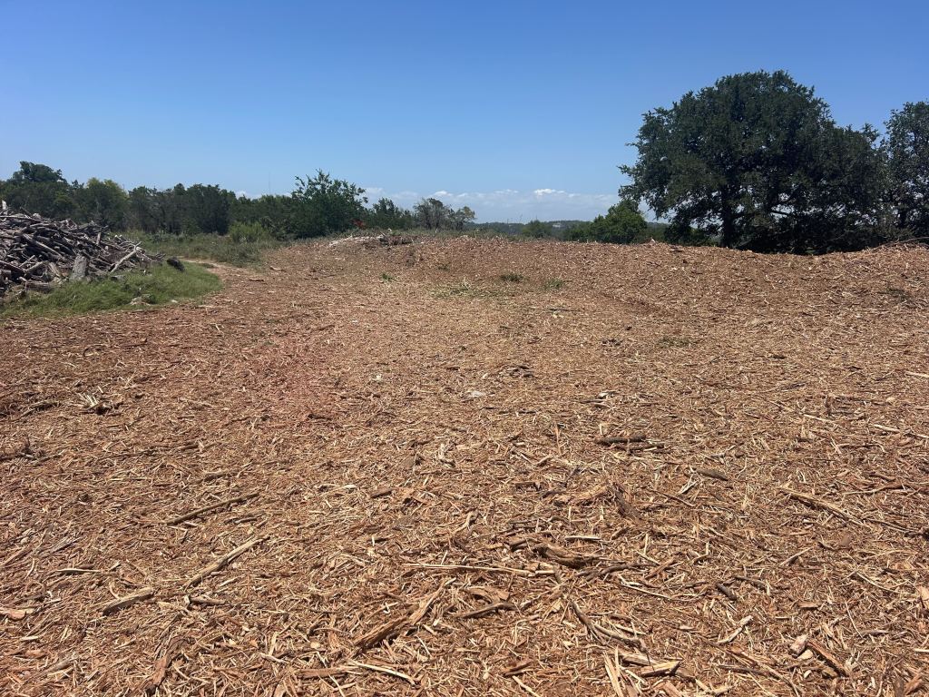 Debris piles ground clean near Yoakum TX