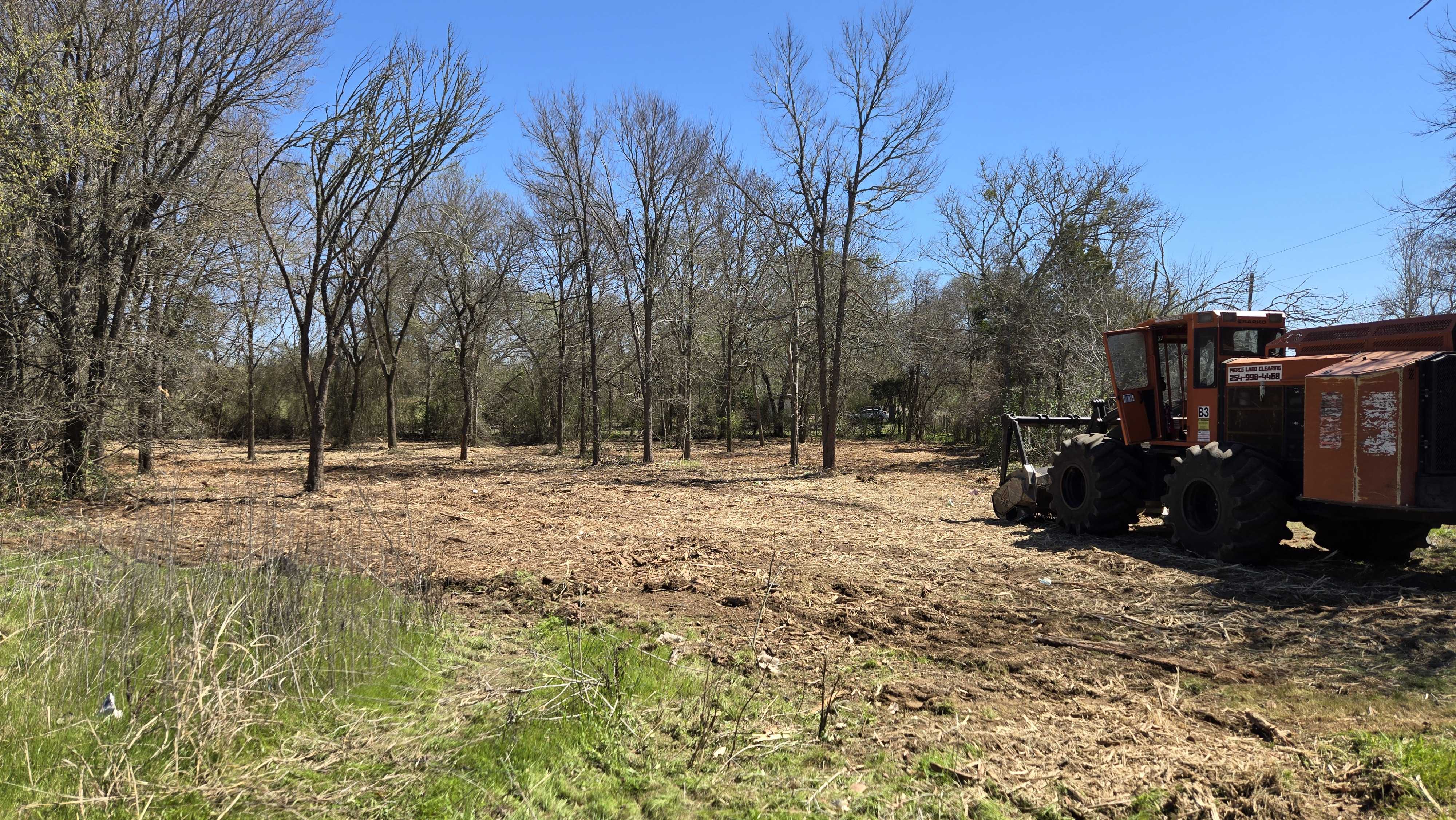 Finished clearing on small acreage in Elgin TX