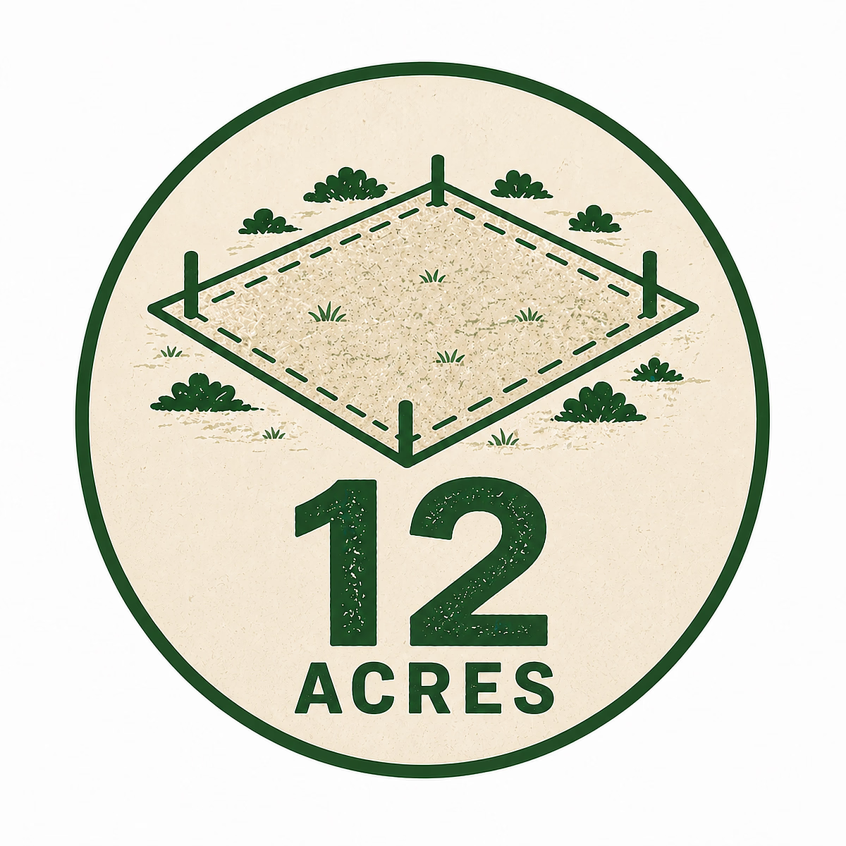 12 Acres project size