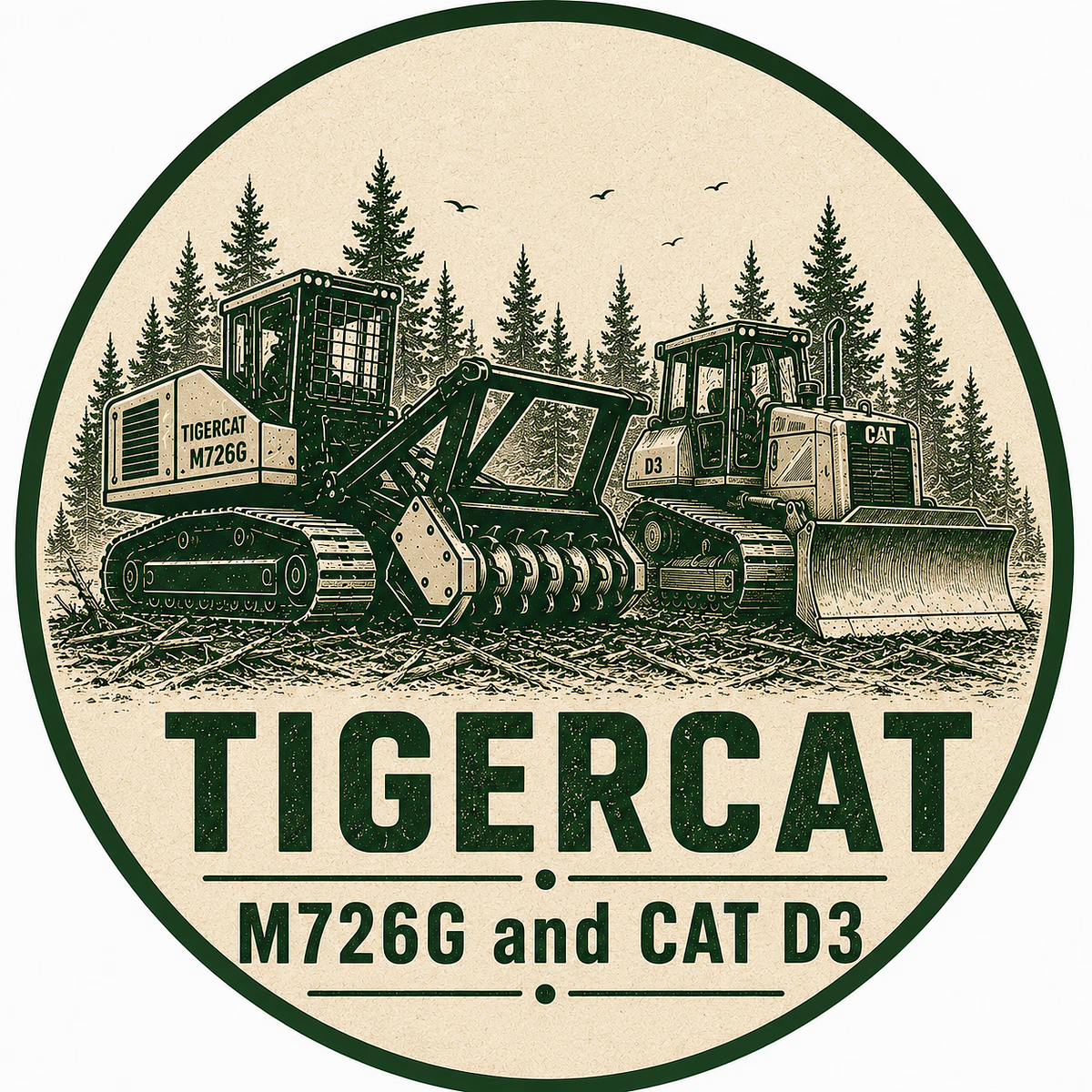 Tigercat M726G Forestry Mulcher