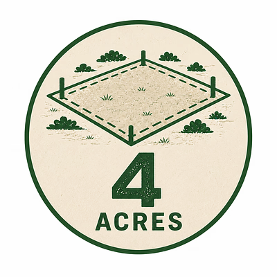 4 acres
