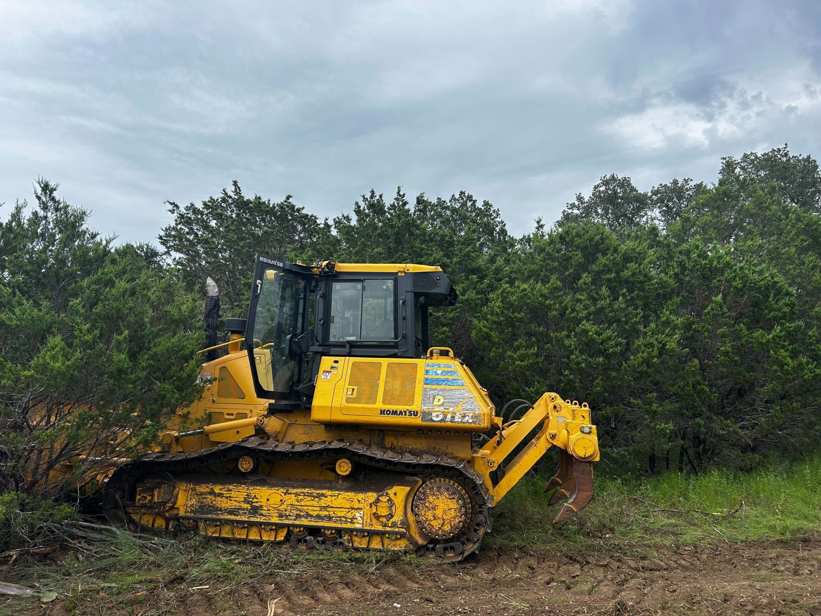 homesite grading project in Coryell County Texas