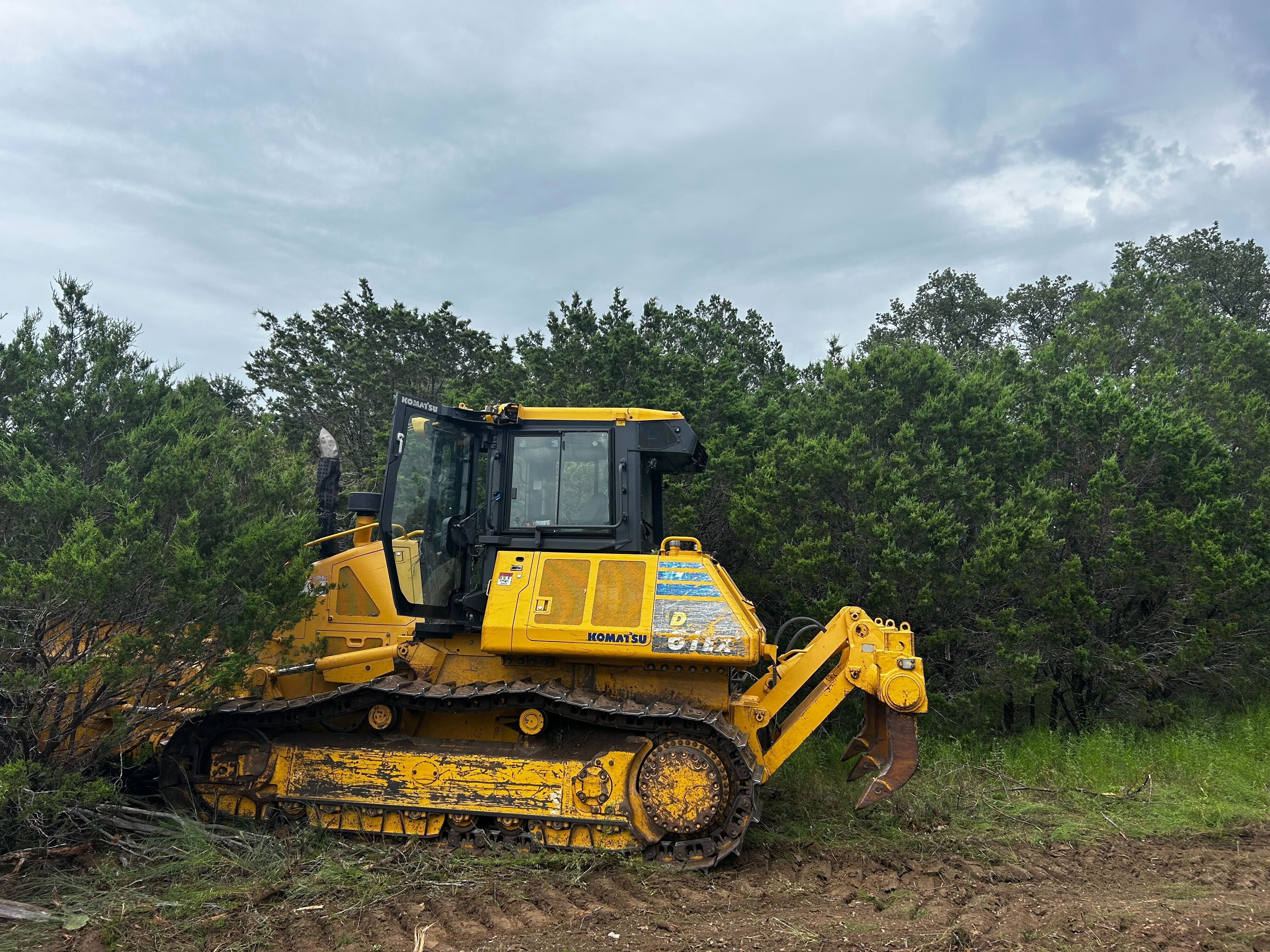 land clearing in Evant TX before selective clearing